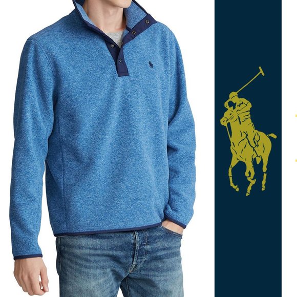 NWT POLO by Ralph Lauren Fleece Pullover - Picture 1 of 9